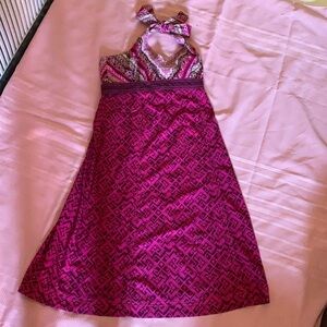 ATHLETA Floral Halter Dress